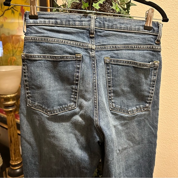 Everlane High Waisted Straight 98% Cotton Women’s Ankle Denim Jeans Size 27 - Picture 5 of 14